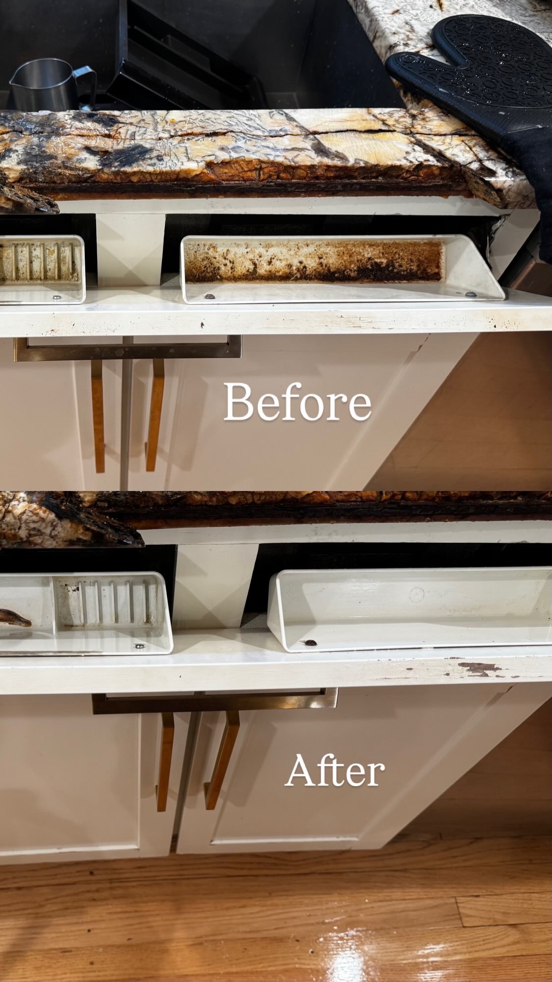 Kitchen cleaning result in MetroWest, Massachusetts