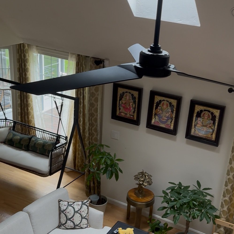 Ceiling fan top after house cleaning Framingham MA